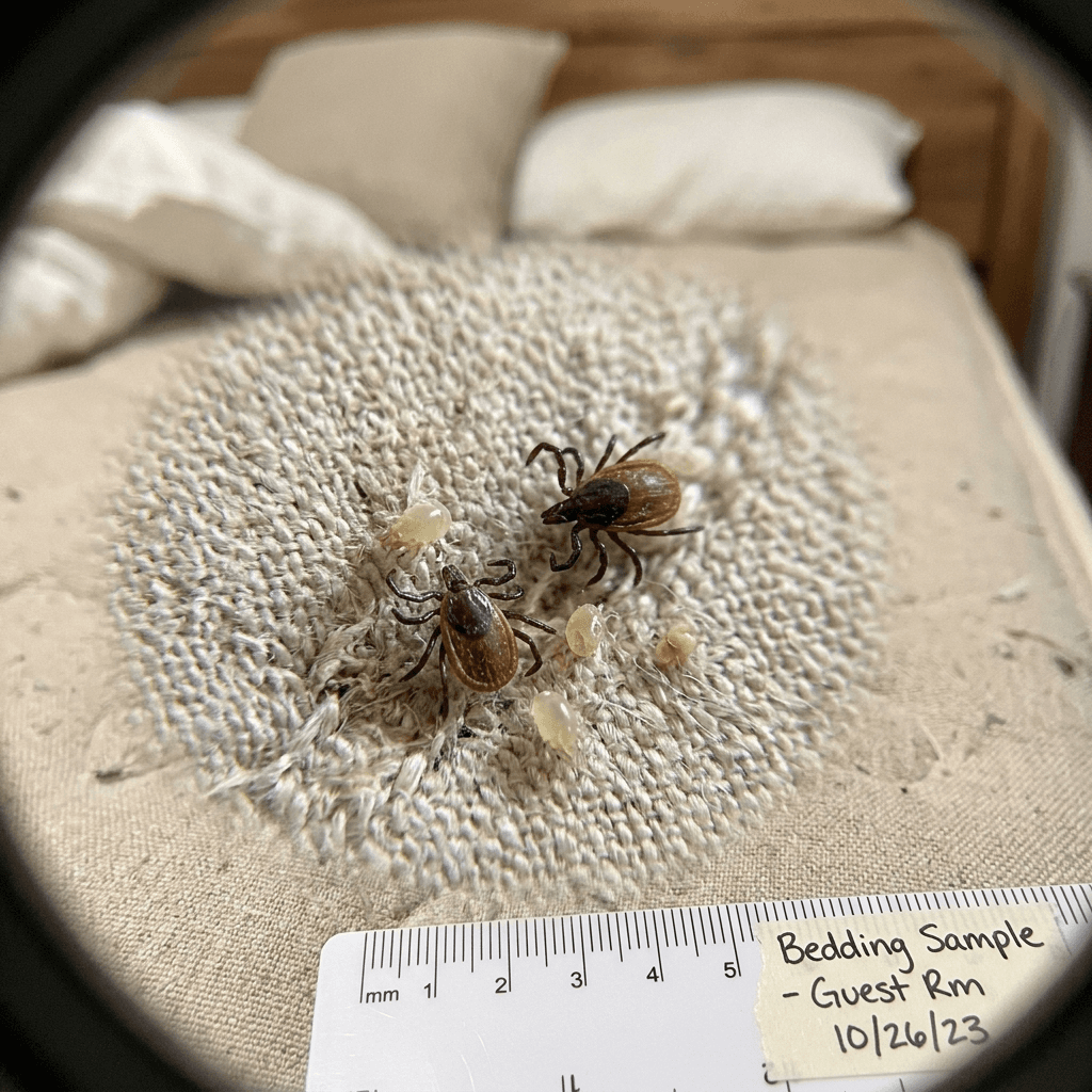 진드기 현장 사진