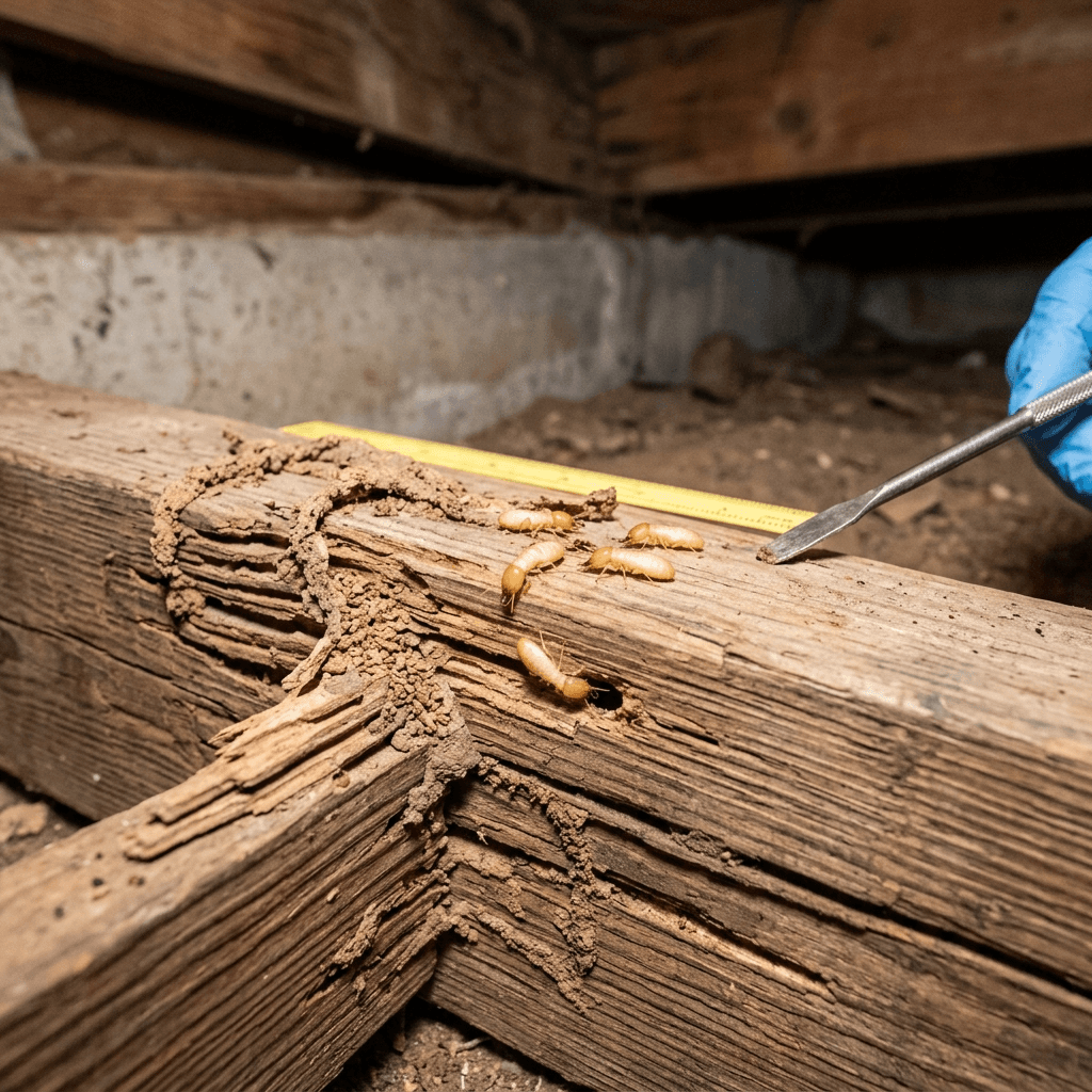 흰개미 현장 사진