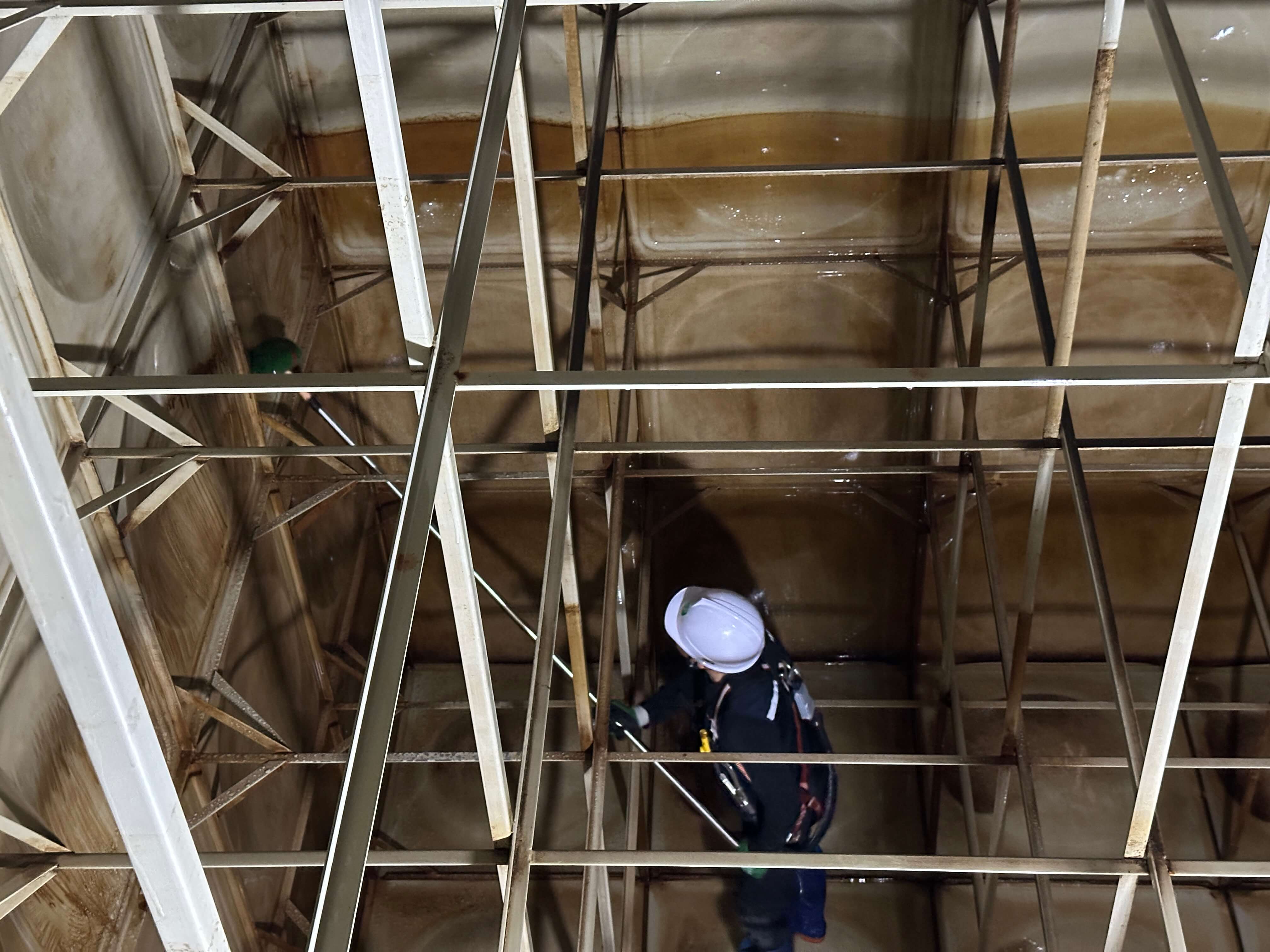 작업 완료 후 내부